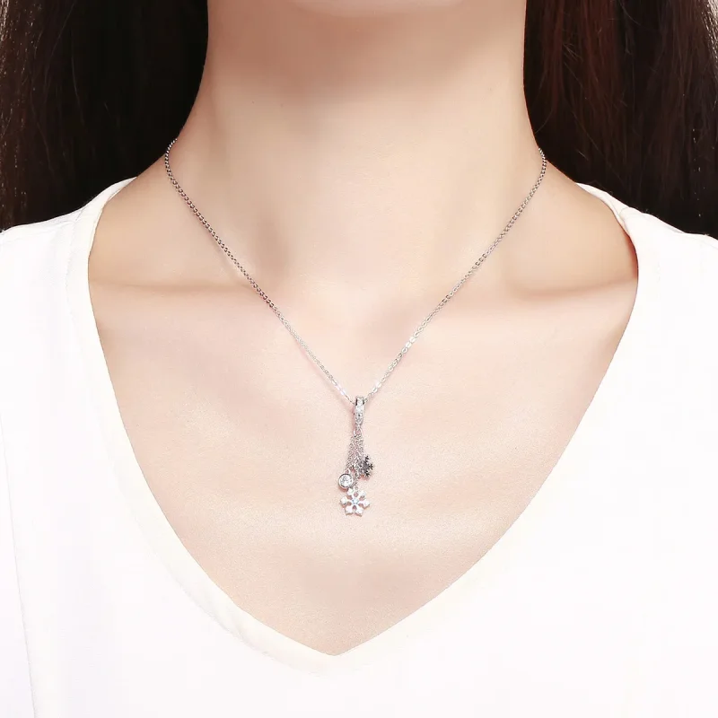 (kép) PANDORA típusú hópehely függő charm - SCC1020 - Megtekintés 5