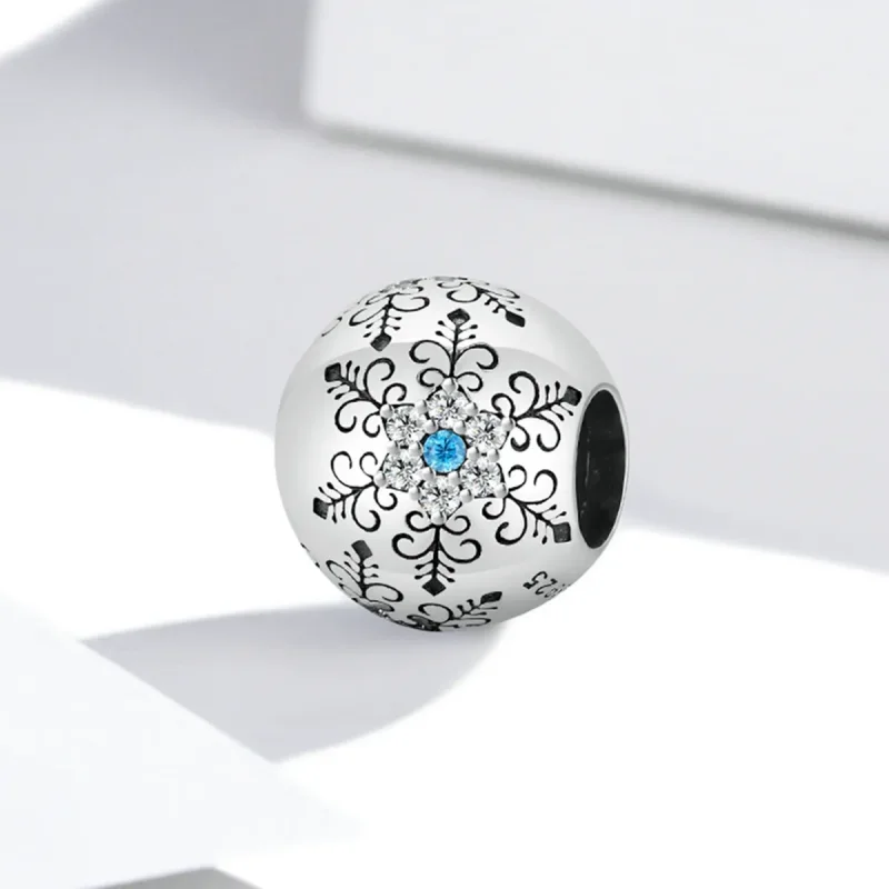 (kép) PANDORA típusú Hópelyhek Charm - BSC513 - Megtekintés 2