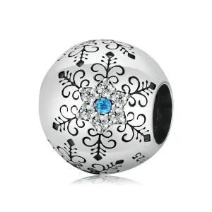 (kép) PANDORA típusú Hópelyhek Charm - BSC513