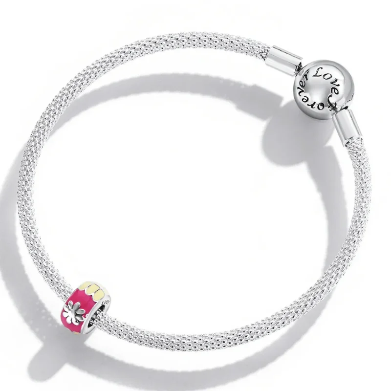 (kép) PANDORA típusú Húsvéti virágok spacer charm - SCC2120 - Megtekintés 3