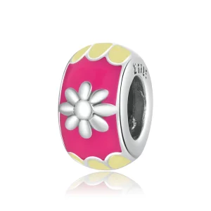(kép) PANDORA típusú Húsvéti virágok spacer charm - SCC2120