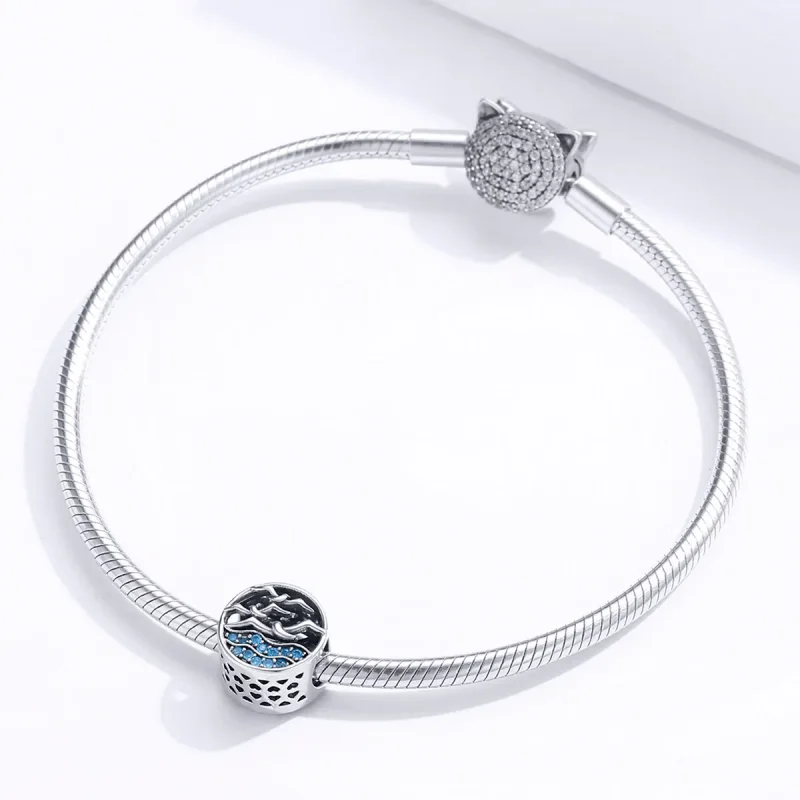 (kép) PANDORA típusú hullám és sirályok charm - SCC1454 - Megtekintés 3