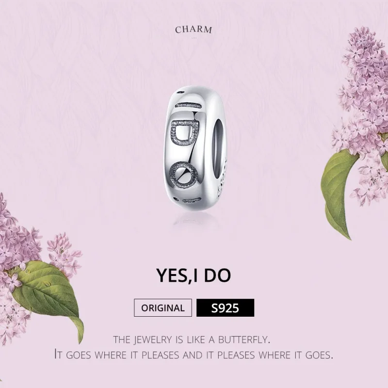 (kép) PANDORA típusú igen spacer charm - SCC1215 - Megtekintés 2