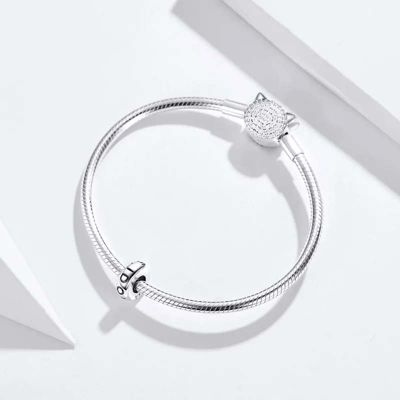 (kép) PANDORA típusú igen spacer charm - SCC1215 - Megtekintés 4