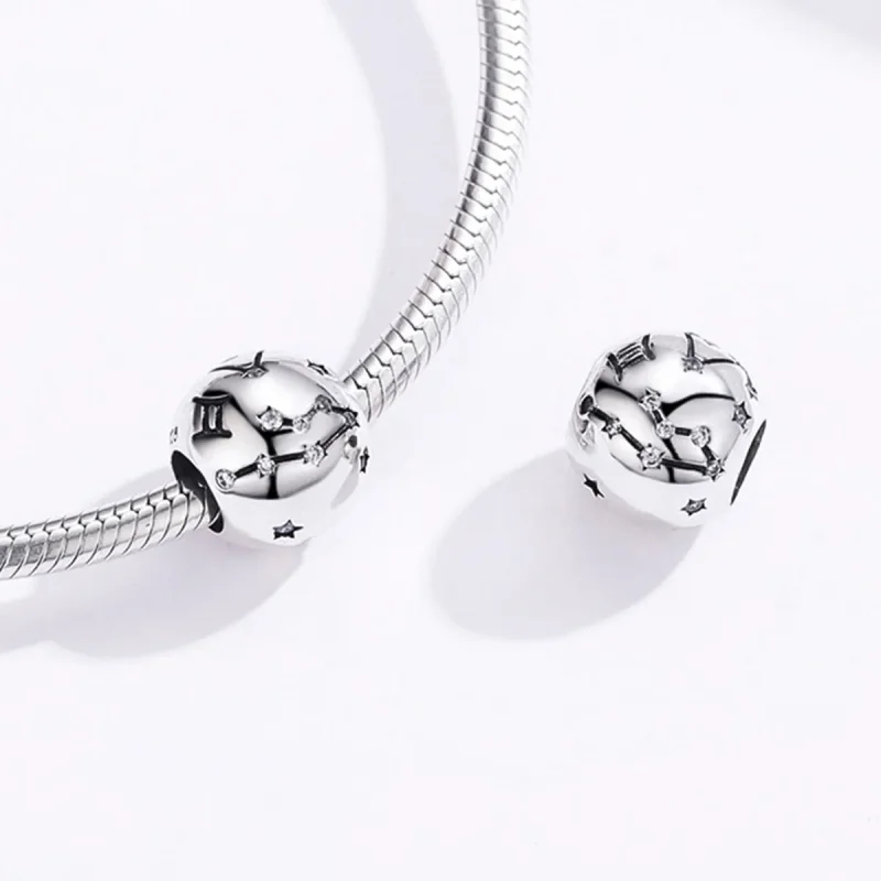 (kép) PANDORA típusú ikrek charm - SCC1218-3 - Megtekintés 4