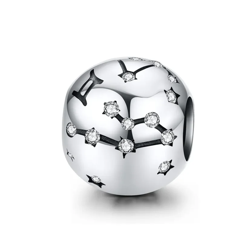 (kép) PANDORA típusú ikrek charm - SCC1218-3