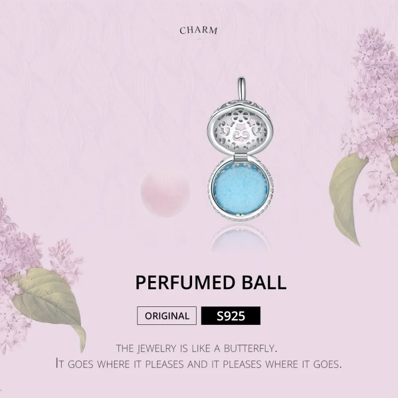 (kép) PANDORA típusú illatos labda charm - SCC1198 - Megtekintés 2
