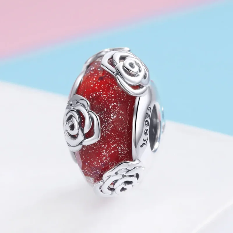 (kép) PANDORA típusú illatos rózsa charm - SCC1030 - Megtekintés 2
