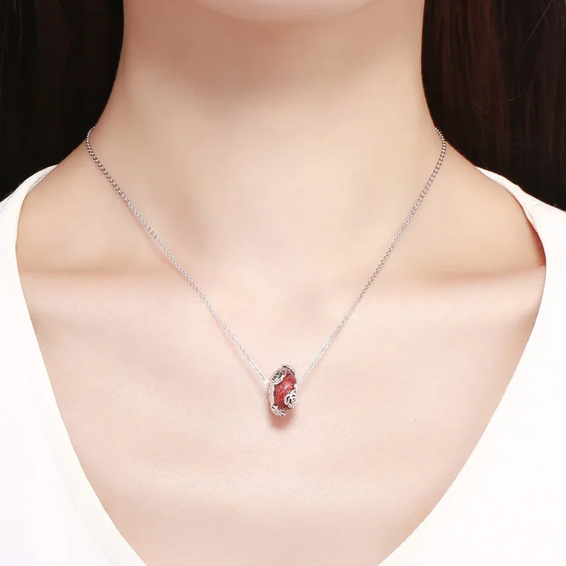 (kép) PANDORA típusú illatos rózsa charm - SCC1030 - Megtekintés 5