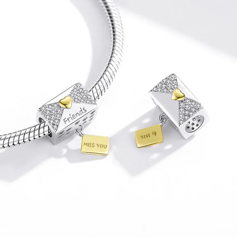(kép) PANDORA típusú Intimitás - boríték Charm - BSC468 - Megtekintés 4