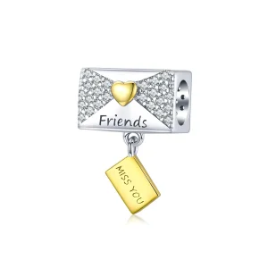 (kép) PANDORA típusú Intimitás - boríték Charm - BSC468