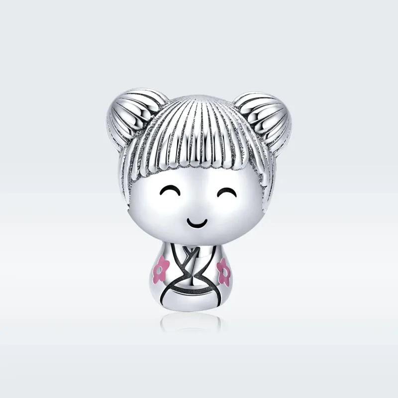 (kép) PANDORA típusú japán doll charm - SCC1455 - Megtekintés 5