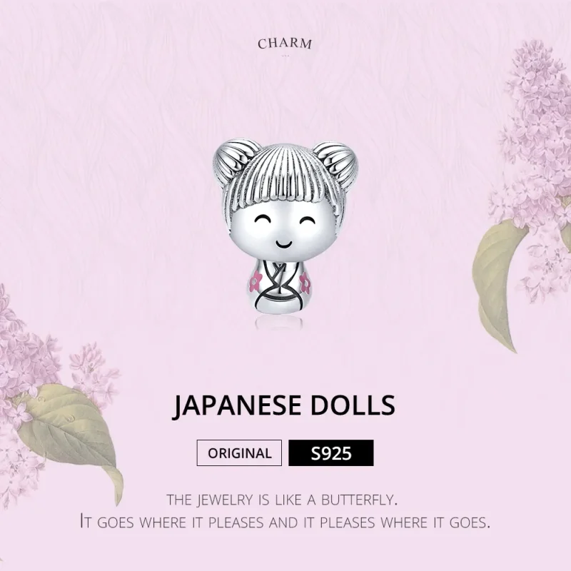 (kép) PANDORA típusú japán doll charm - SCC1455 - Megtekintés 6