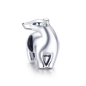 (kép) PANDORA típusú Jegesmedve Charm - BSC058