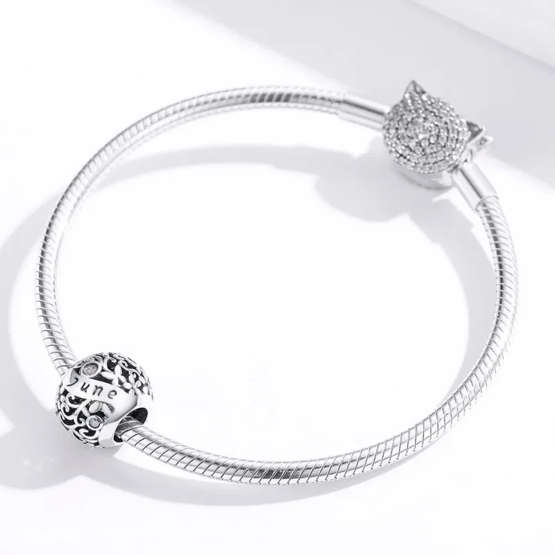 (kép) PANDORA típusú júniusi születési kő charm - SCC1385-6 - Megtekintés 2