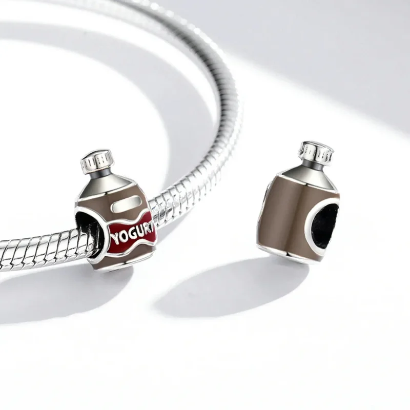 (kép) PANDORA típusú Joghurt palack Charm - SCC1967 - Megtekintés 4
