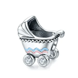 (kép) PANDORA típusú újszülött babakocsi charm - SCC1539