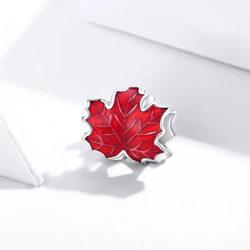 (kép) PANDORA típusú juharfalevél charm - BSC335 - Megtekintés 2