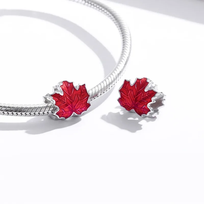 (kép) PANDORA típusú juharfalevél charm - BSC335 - Megtekintés 4