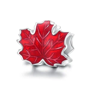 (kép) PANDORA típusú juharfalevél charm - BSC335