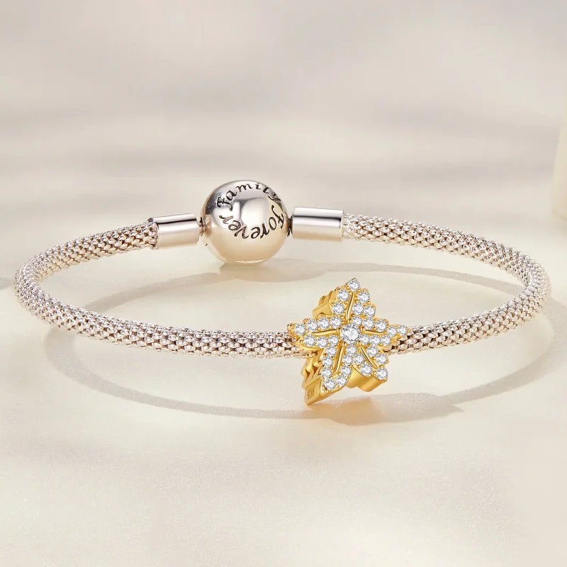 (kép) PANDORA típusú Juharlevél Charm - BSC673 - Megtekintés 5