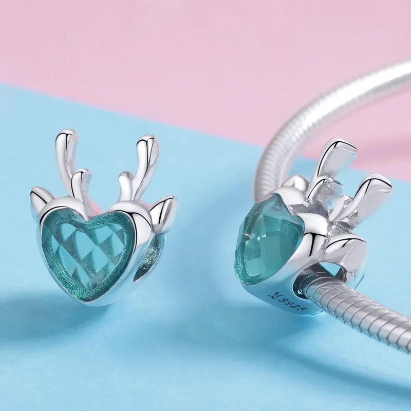 (kép) PANDORA típusú jávorszarvas charm - SCC1022 - Megtekintés 4