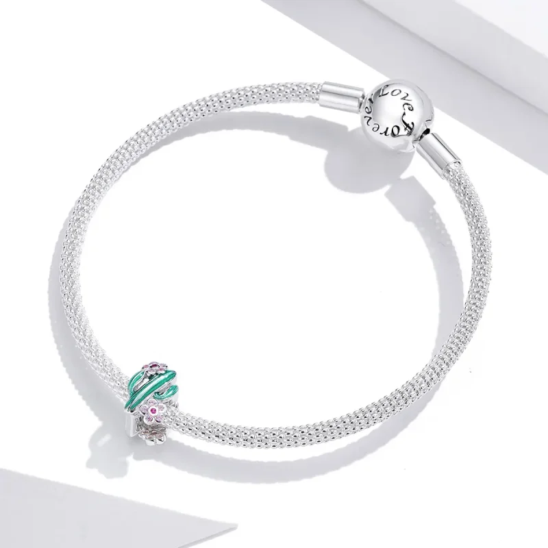 (kép) PANDORA típusú kaktusz charm - BSC261 - Megtekintés 3