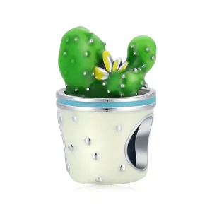 (kép) PANDORA típusú Kaktusz pot Charm - SCC2019