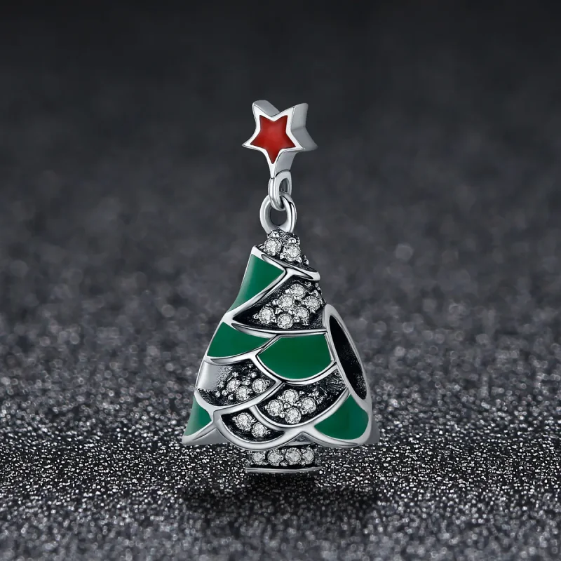 (kép) PANDORA típusú Karácsonyfa Charm - SCC307 - Megtekintés 2