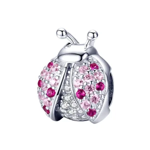 (kép) PANDORA típusú katicabogár charm - SCC1120