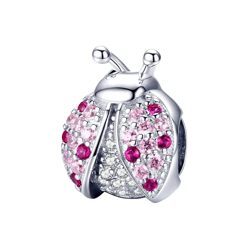 (kép) PANDORA típusú katicabogár charm - SCC1120