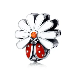 (kép) PANDORA típusú katicabogár charm - SCC1276