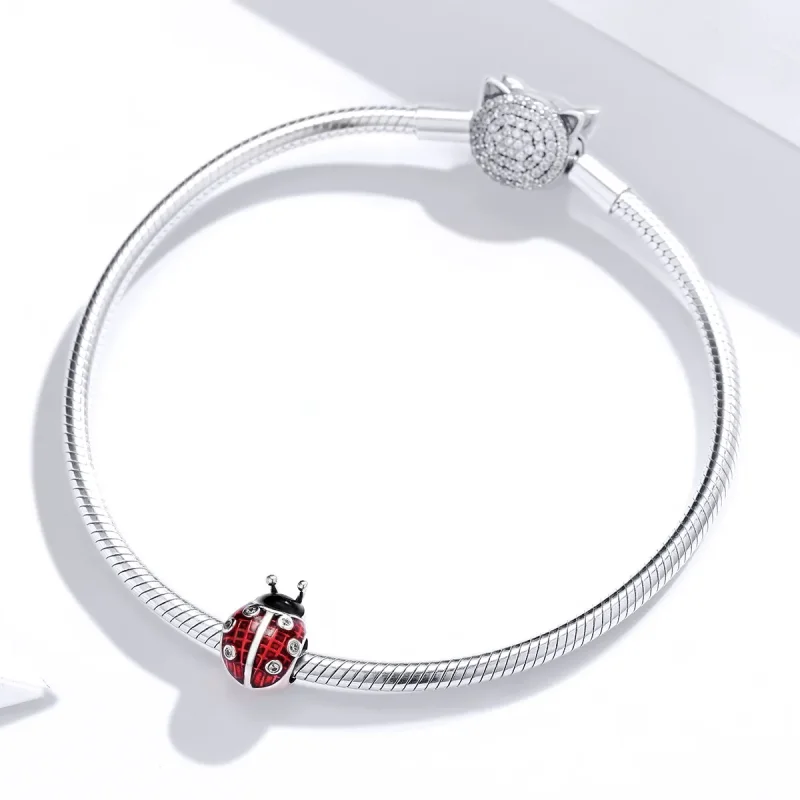 (kép) PANDORA típusú katicabogár charm - SCC1481 - Megtekintés 3