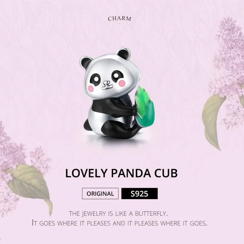 (kép) PANDORA típusú kedves panda kölyök charm - SCC1832 - Megtekintés 6