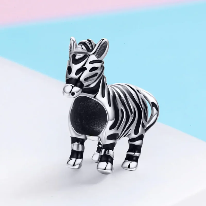 (kép) PANDORA típusú kedves zebra charm - SCC550 - Megtekintés 3
