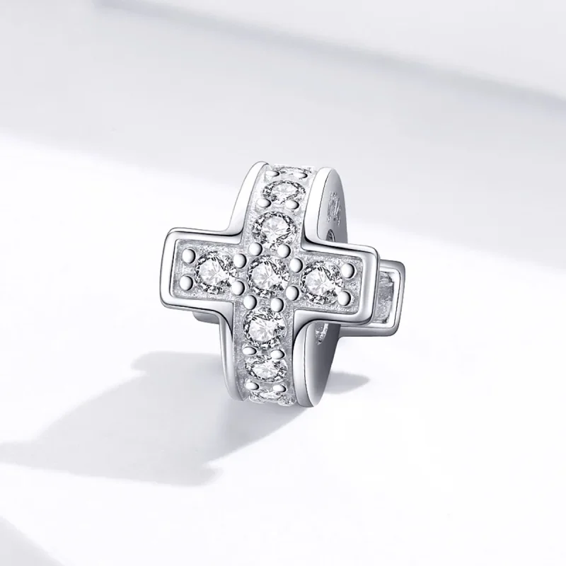 (kép) PANDORA típusú kereszt charm - SCC1292 - Megtekintés 3
