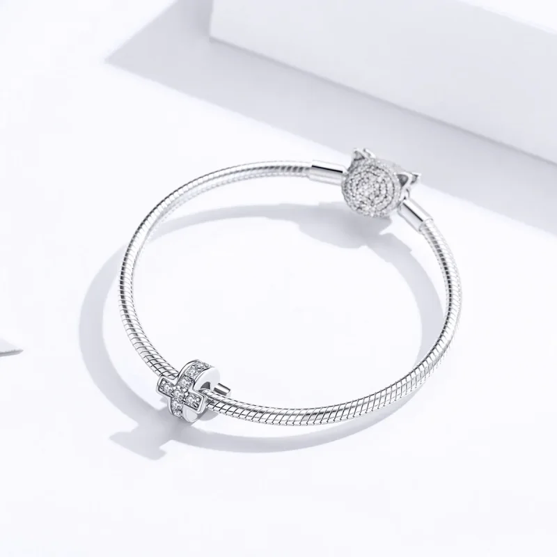(kép) PANDORA típusú kereszt charm - SCC1292 - Megtekintés 4