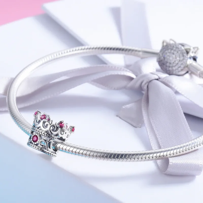 (kép) PANDORA típusú király koronája charm - SCC776 - Megtekintés 3