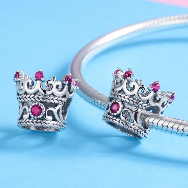 (kép) PANDORA típusú király koronája charm - SCC776 - Megtekintés 4