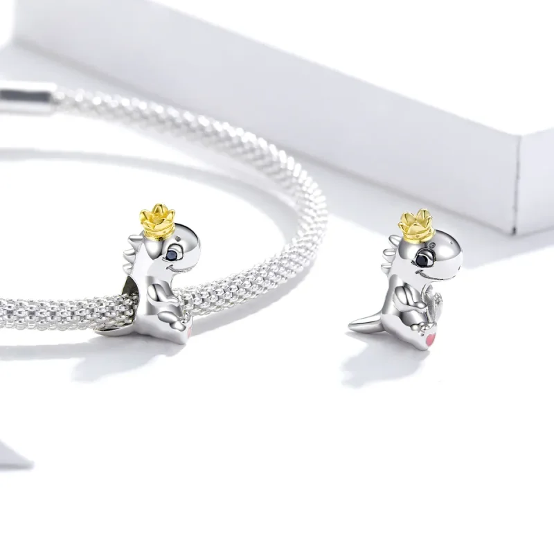 (kép) PANDORA típusú kis dinoszaurusz charm - SCC1674 - Megtekintés 4