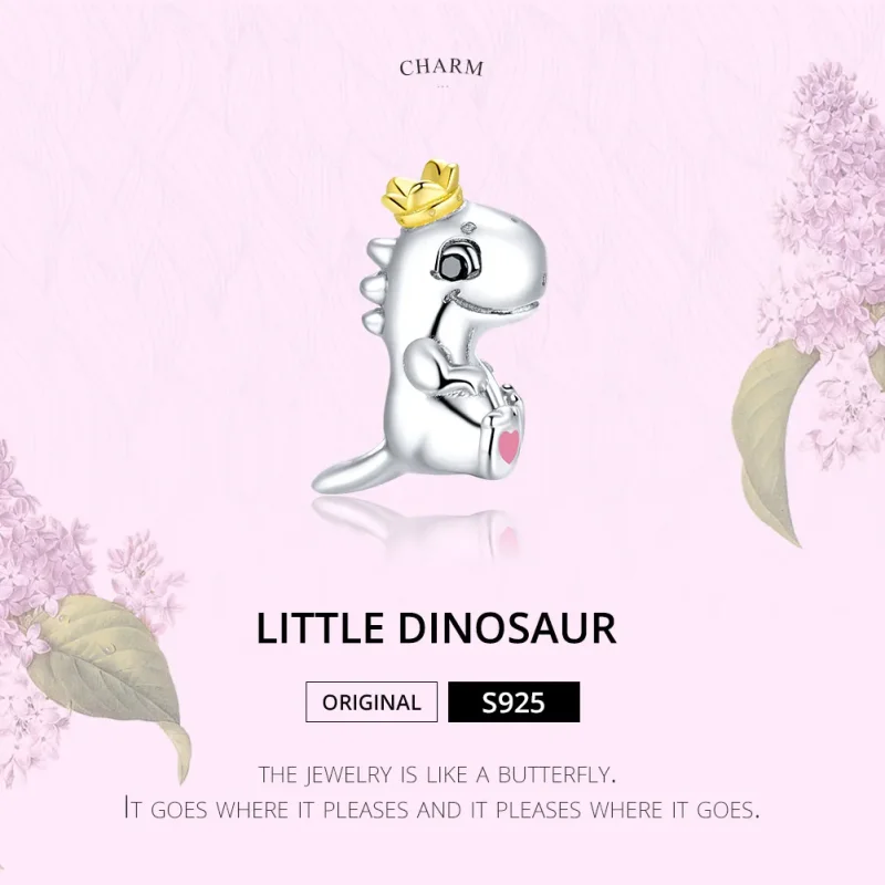 (kép) PANDORA típusú kis dinoszaurusz charm - SCC1674 - Megtekintés 6