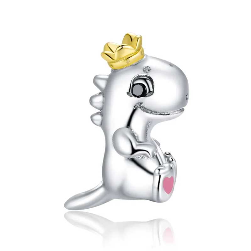 (kép) PANDORA típusú kis dinoszaurusz charm - SCC1674