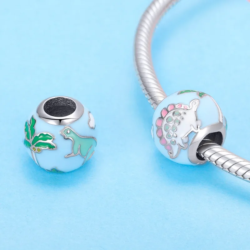 (kép) PANDORA típusú kis dinoszaurusz család charm - SCC909 - Megtekintés 3