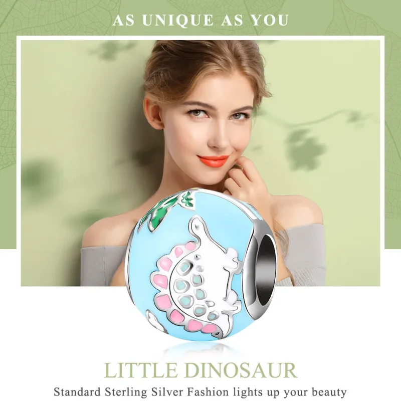 (kép) PANDORA típusú kis dinoszaurusz család charm - SCC909 - Megtekintés 6