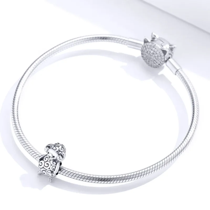 (kép) PANDORA típusú kis juh charm - BSC187 - Megtekintés 3