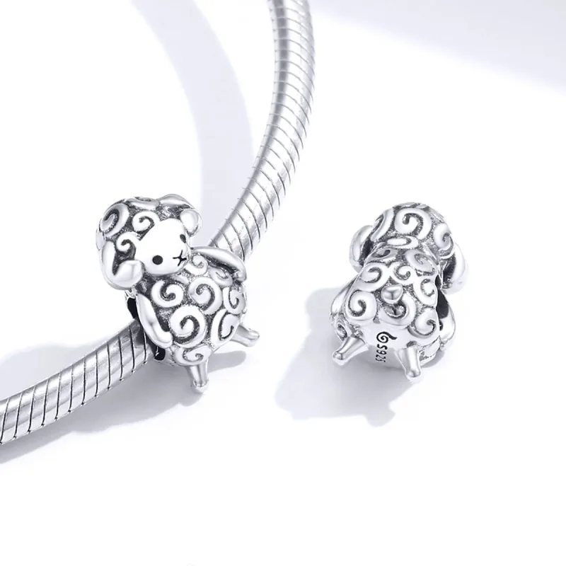 (kép) PANDORA típusú kis juh charm - BSC187 - Megtekintés 4