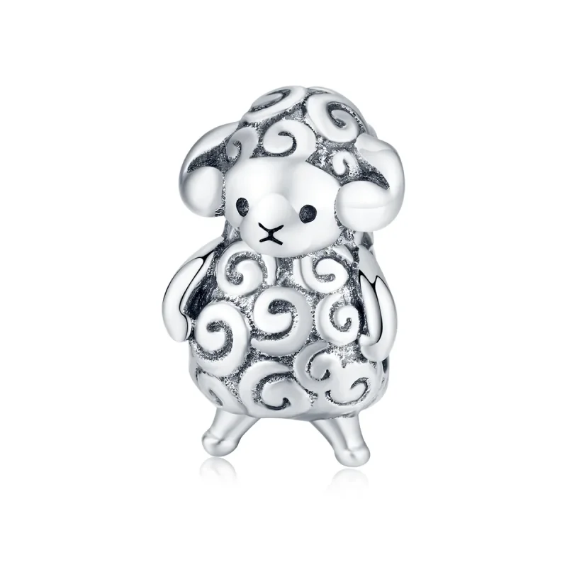 (kép) PANDORA típusú kis juh charm - BSC187
