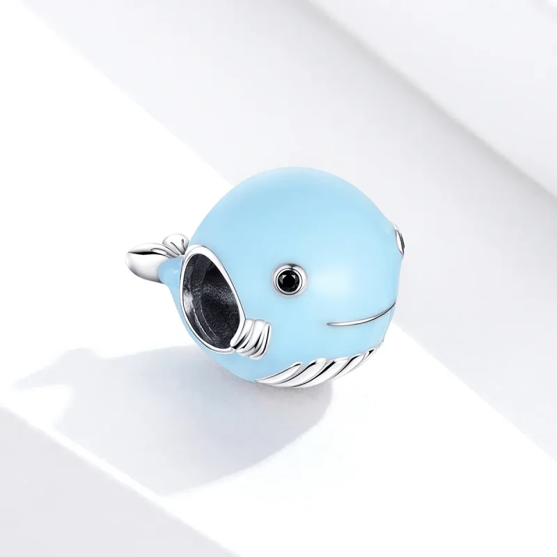 (kép) PANDORA típusú kis kék bálna charm - BSC250 - Megtekintés 3