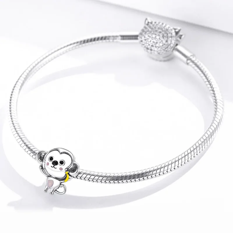 (kép) PANDORA típusú kis majom charm - SCC1575 - Megtekintés 3
