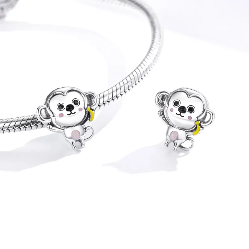 (kép) PANDORA típusú kis majom charm - SCC1575 - Megtekintés 4